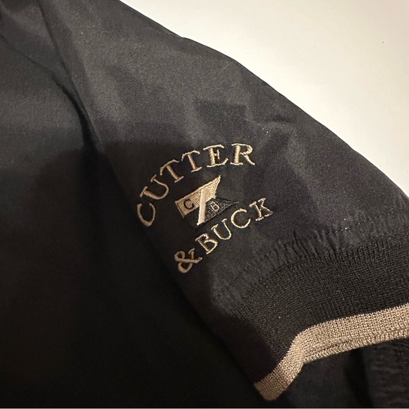 Cutter Buck Men Large Black Windbreaker Shirt - Picture 7 of 8